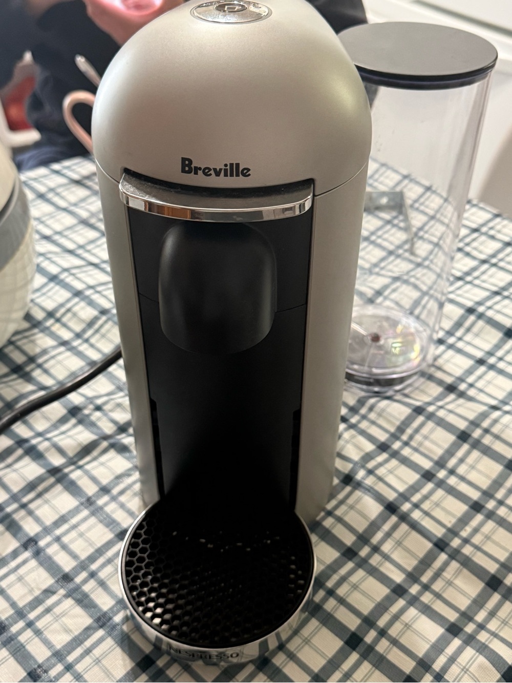Breville Silver and Black Capsule Coffee Brewer